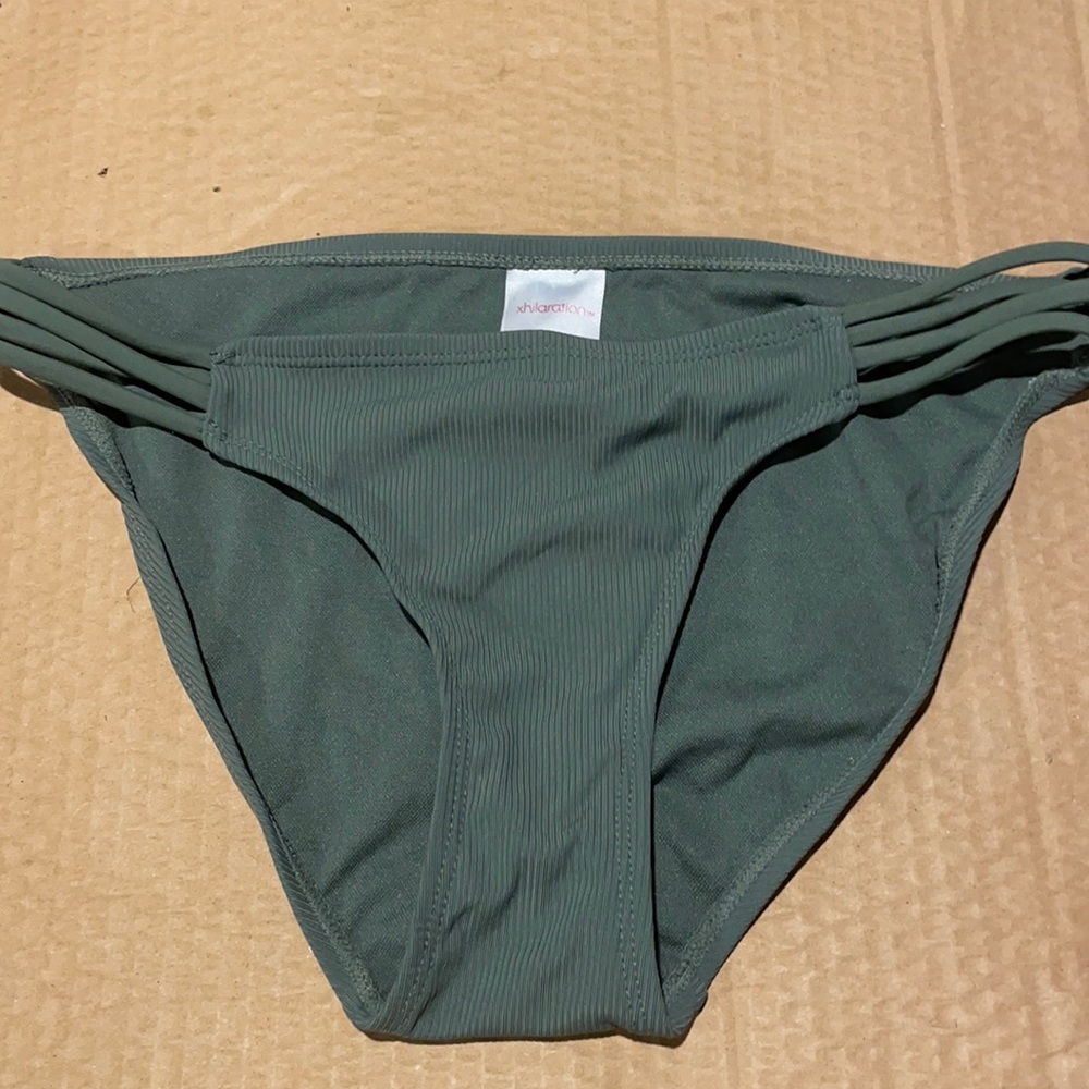 Xhilaration army green bikini bottoms
